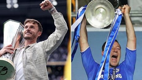 John Terry aims another thinly-veiled dig at James Maddison after winning trophy at Spurs star's golf foundation event
