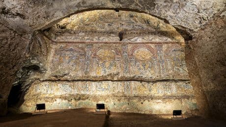 Pompeya recupera un mosaico romano localizado en Alemania y robado durante la Segunda Guerra Mundial