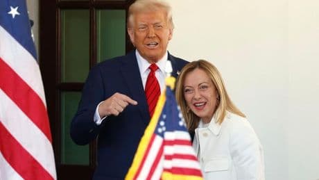 "Brückenbauerin": Trump: Meloni hat "fantastischen" Eindruck hinterlassen