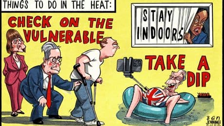 This weekend’s cartoon: Feeling the heat