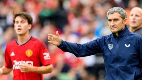 El Athletic sale con todo menos Sancet ante el Manchester United