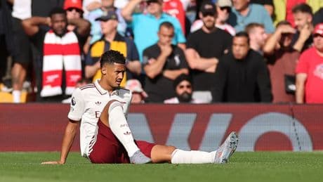 William Saliba injury: Arsenal dealt huge blow minutes into Liverpool title clash