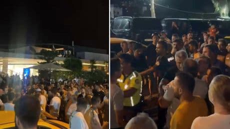 Bodrum'da kavga sonrası taksiciler yol kapattı!