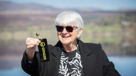 Gran who won £4m Omaze mansion in Highlands puts stunning home on the market after four months