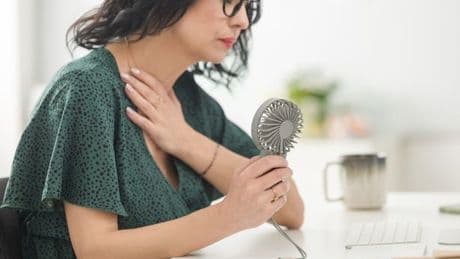 Men think hot flushes can be cured by doing something very simple