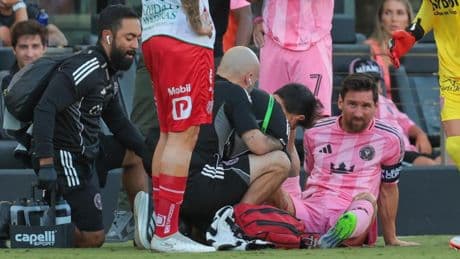 Messi hace saltar las alarmas tras retirarse lesionado a los once minutos en la épica victoria del Inter Miami