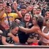 Vicious brawl between female WWE fans breaks out as SummerSlam chaos hits the stands in New Jersey