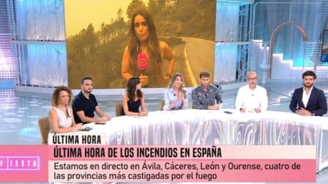 Un afectado por un incendio amenaza con un bate a un periodista: &quot;¡Fuera! ¡Sois un peligro!&quot;