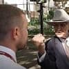 Wild moment Bob Katter threatens a journalist with his FIST after simple question sets him off at a press conference: 'Don't say that'