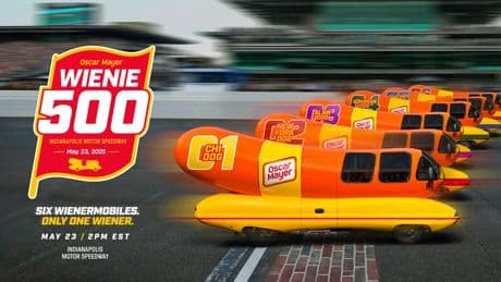 All six Oscar Mayer Wienermobiles to race at Indianapolis Motor Speedway