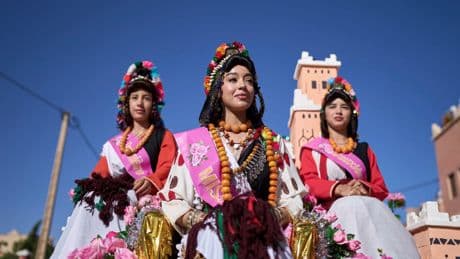 The desert blooms, roses perfume the air and a Moroccan town comes to life