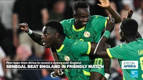 Senegal become first African team to beat England