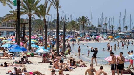 El gasto turístico cae a pesar del aumento del número de visitantes