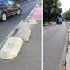 Not-Klebe-Einsatz wegen Unfallgefahr: Wann wird der verrückte Millionen-Radweg in Berlin repariert?