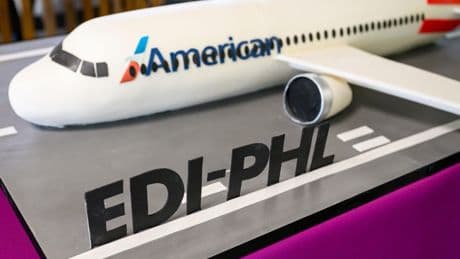 Edinburgh to Philadelphia flight restarts as American Airlines return to airport