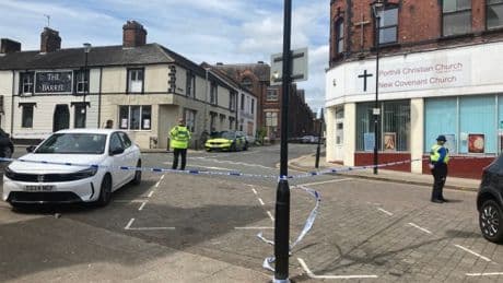 Baby ‘thrown from pram’ after woman and children struck by lorry in ‘hit-and-run’