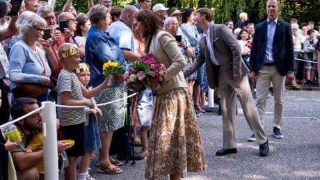 Major royal winces in pain and is rushed from key outing after freak incident