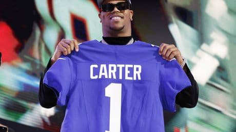 Phil Simms loving Abdul Carter’s embrace of Giants culture as rookie’s number search continues