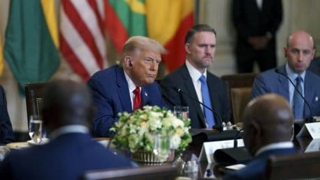 Trump surprised by Liberian president’s English even though it’s Liberia’s official language