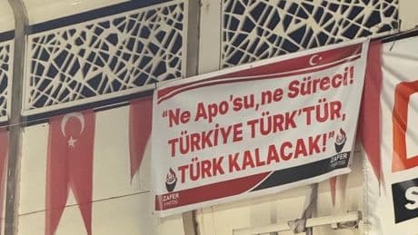 “Ne Apo’su, ne süreci!” pankartı Elazığ’ı karıştırdı