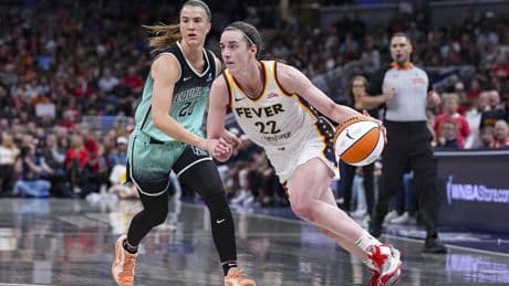 Fever star Caitlin Clark out at least two weeks with left quad strain