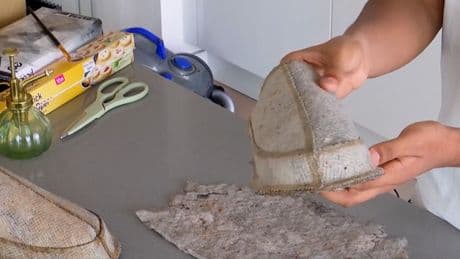 Schmutz wird zu Mode - Dieser Hausschuh besteht aus Staub