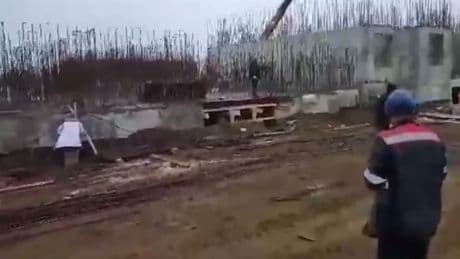 Bartınlı inşaat işçileri Rusya'da deprem anını görüntüledi