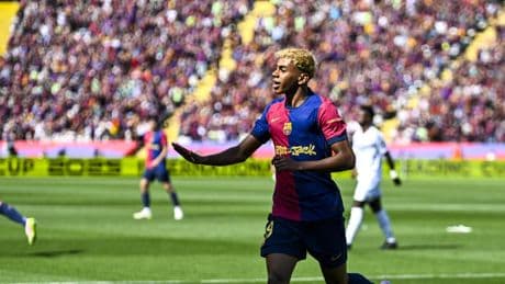 Lamine, el jugador más brillante