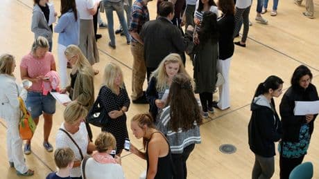 A-level results: Record number of UK students accepted onto university courses