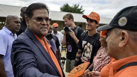 'Dat betekent het einde van Santokhi als president van Suriname'