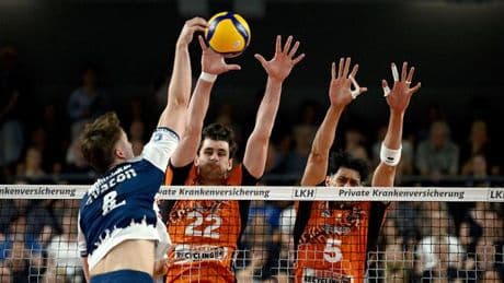 Deutsche Meisterschaft: Berlins Volleyballer gewinnen zweites Finale gegen Lüneburg