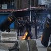 Riot police clash with students protesting lawmakers' allowances in Indonesia
