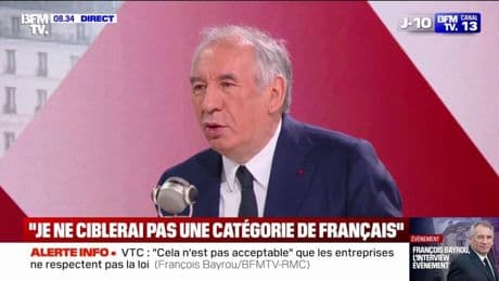 François Bayrou affirme qu'il prendrait l'accession du RN au pouvoir comme "la poursuite d'un échec entretenu depuis des années"