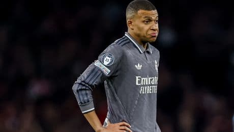 Mbappé, señalado por la afición madridista en el Bernabéu