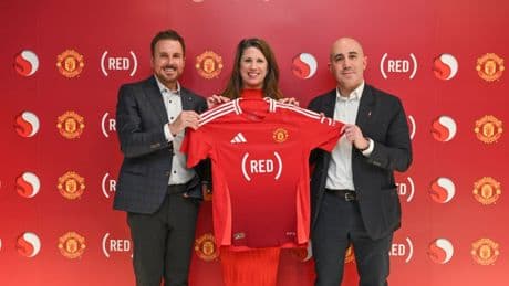 Why do Man Utd have (Red) as their shirt sponsor vs West Ham?