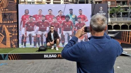 El día previo a la final de la Europa League en Bilbao, en directo