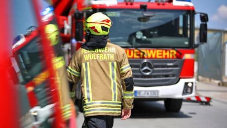 Bonn - Traktor-Unfall: Arbeiter gerettet