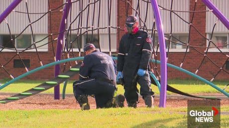 North Edmonton playground fire as arson: Police