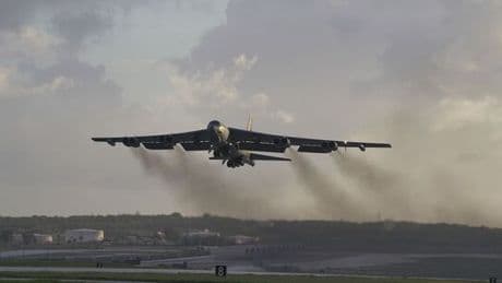 Terrifying long-range nuclear bombers arrive at US military base to ward off China