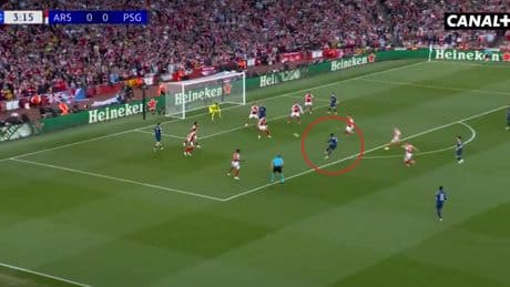 Arsenal-PSG: en vidéo, le but somptueux de Dembélé qui a éteint l’Emirates Stadium