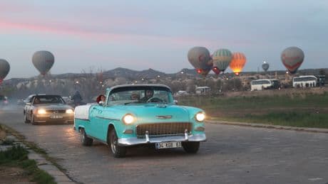 Kapadokya Rallisi'nde klasik araçlar boy gösterdi