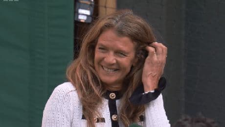 Wimbledon star leaves BBC presenter Annabel Croft red-faced in interview
