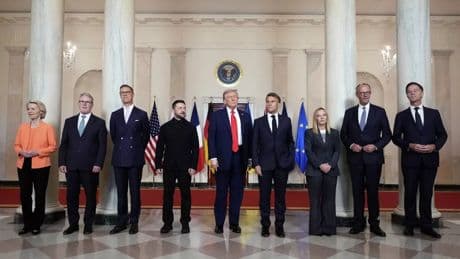 A Washington, un Trump charmé par les Européens, mais pas encore prêt à céder