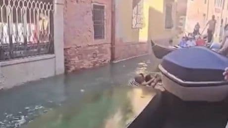 Venezia, finiscono nel canale per un selfie: cosa è successo