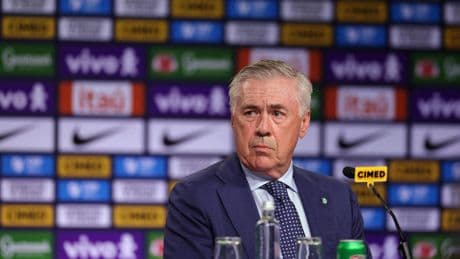 La primera convocatoria de Ancelotti con Brasil tiene varias sorpresas: Rodrygo y Neymar, ausentes; vuelve Casemiro