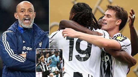 Nottingham Forest target £20m double swoop of Juventus wingers after club REJECTED £45m bid from Newcastle for ex-Man United star