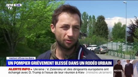 Rodéo urbain à Évian: "Ça arrive régulièrement" indique un habitant
