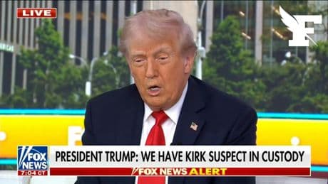«Je pense que nous l’avons» : les images de Donald Trump annonçant l’arrestation du tueur présumé de Charlie Kirk