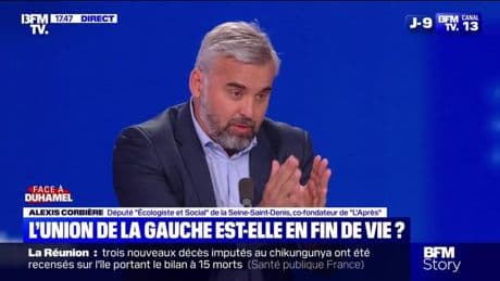 Union de la gauche: "Il faut se rassembler pour porter autant que possible une candidature commune pour s'assurer d'être au second tour", affirme Alexis Corbière