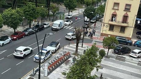 La aparición de un proyectil desata la alarma en el centro de Barakaldo